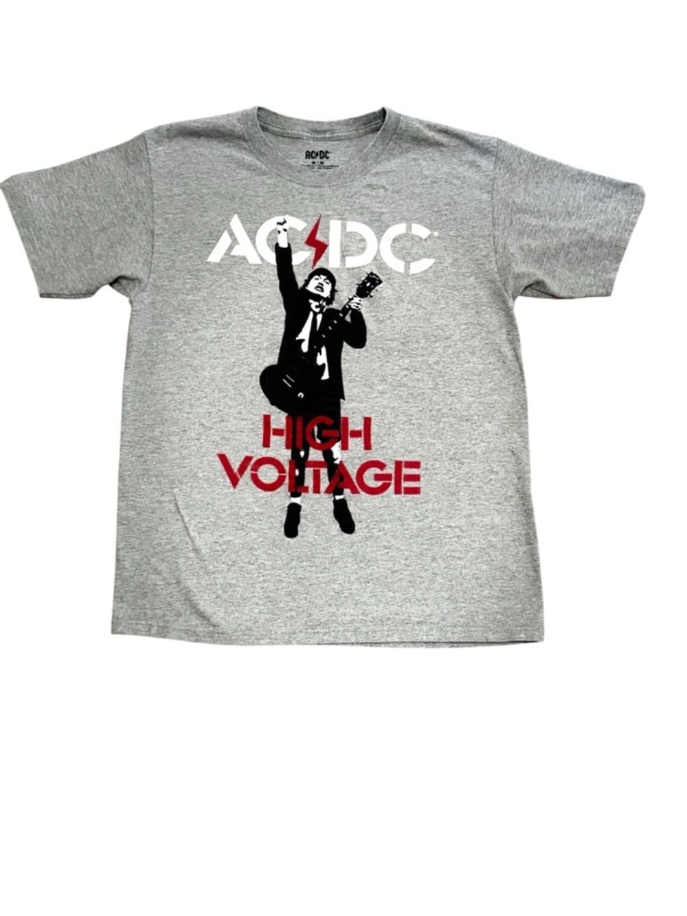 Mens AC/DC high voltage short sleeve